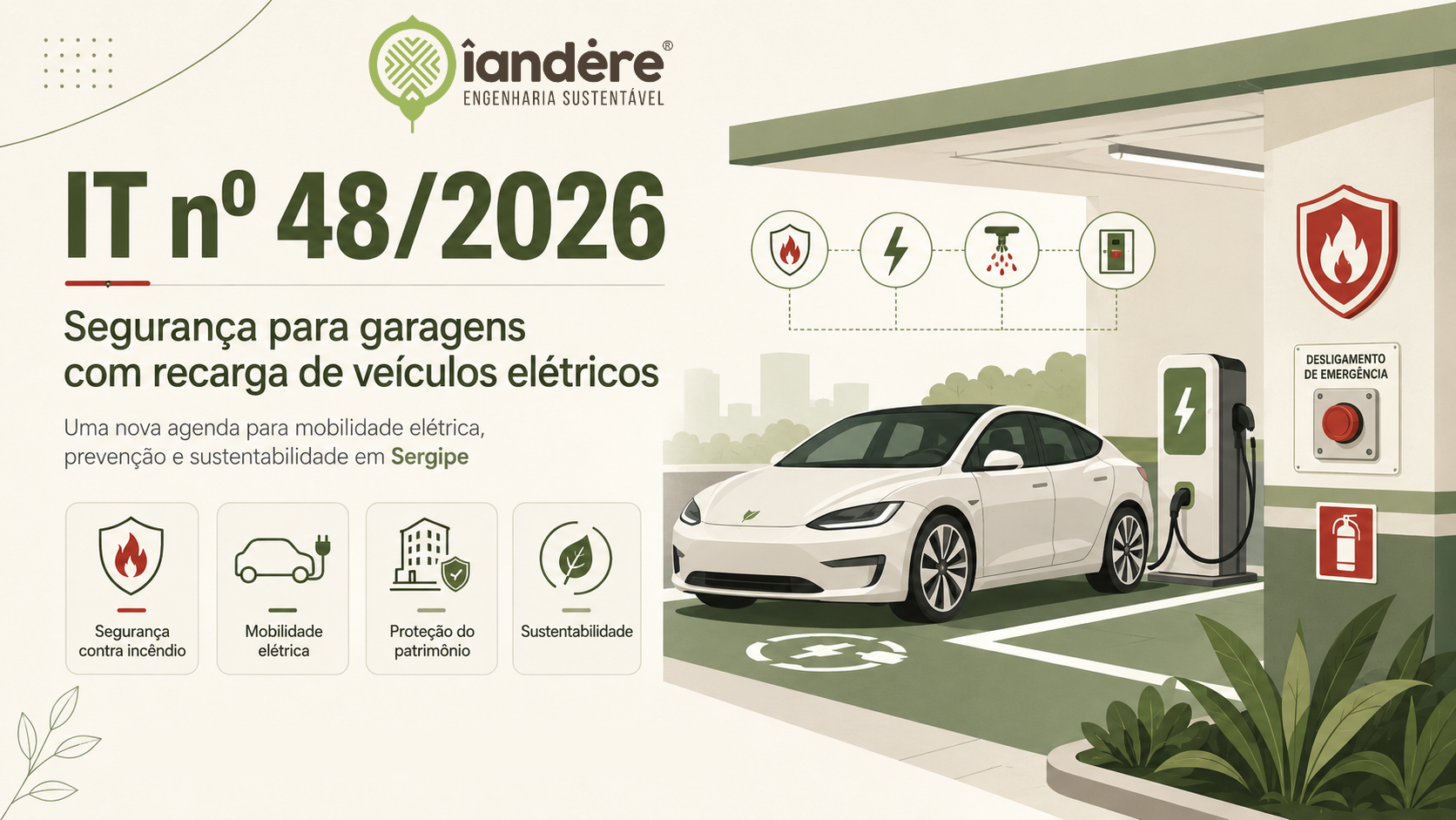 Mobilidade elétrica: nova norma do Corpo de Bombeiros amplia a agenda da sustentabilidade em Sergipe